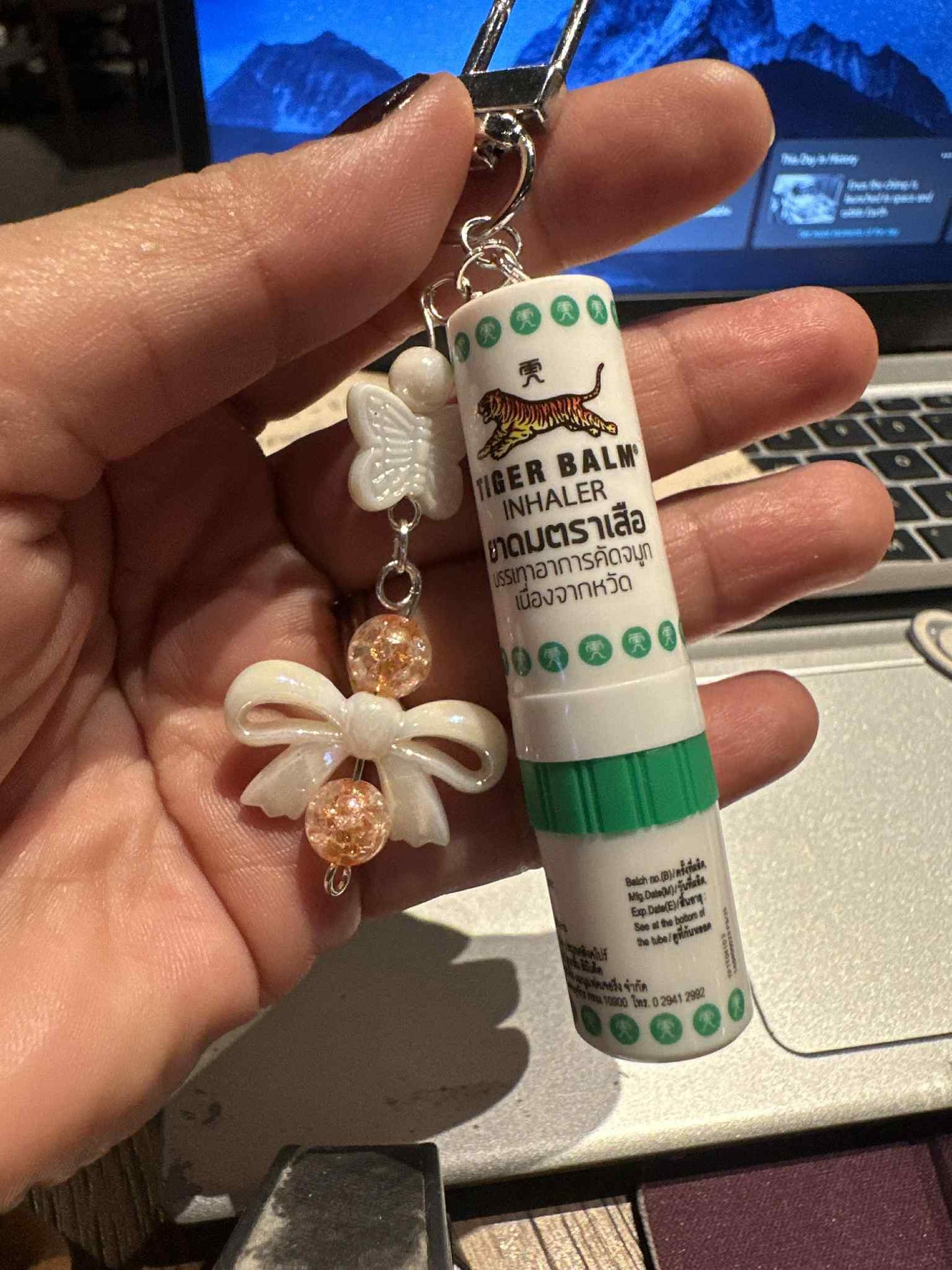 Tigerbalm Inhaler keychain