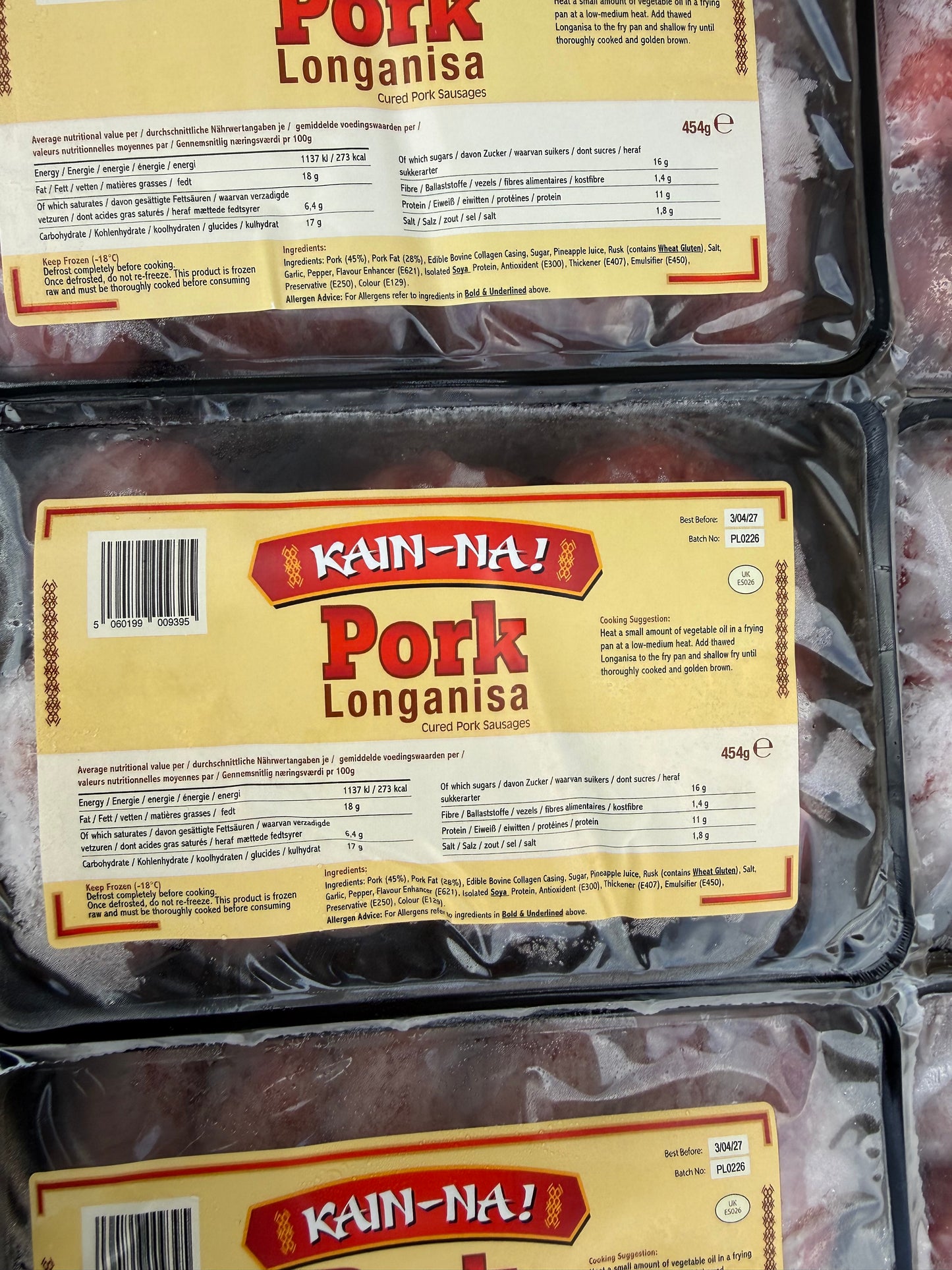 Kain-Na! Pork Longganisa