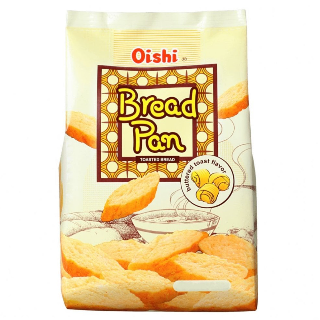 Sale!! Reduced Price! Oishi Breadpan Buttered Toast Flavour Exp. date 08/2025