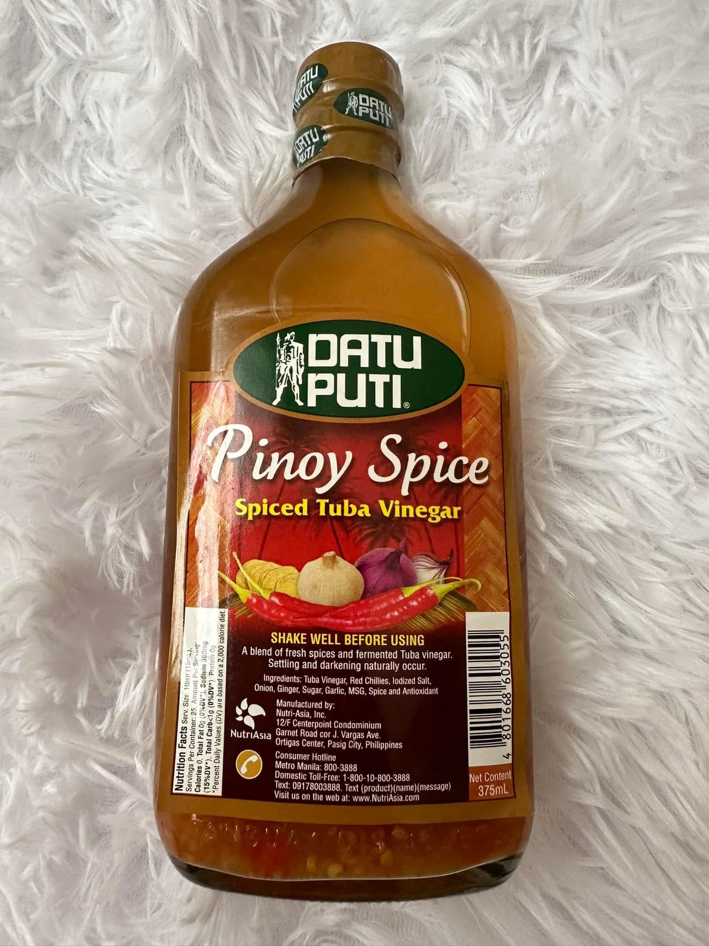 Datu Puti Pinoy Spice (Tuba) 375ml