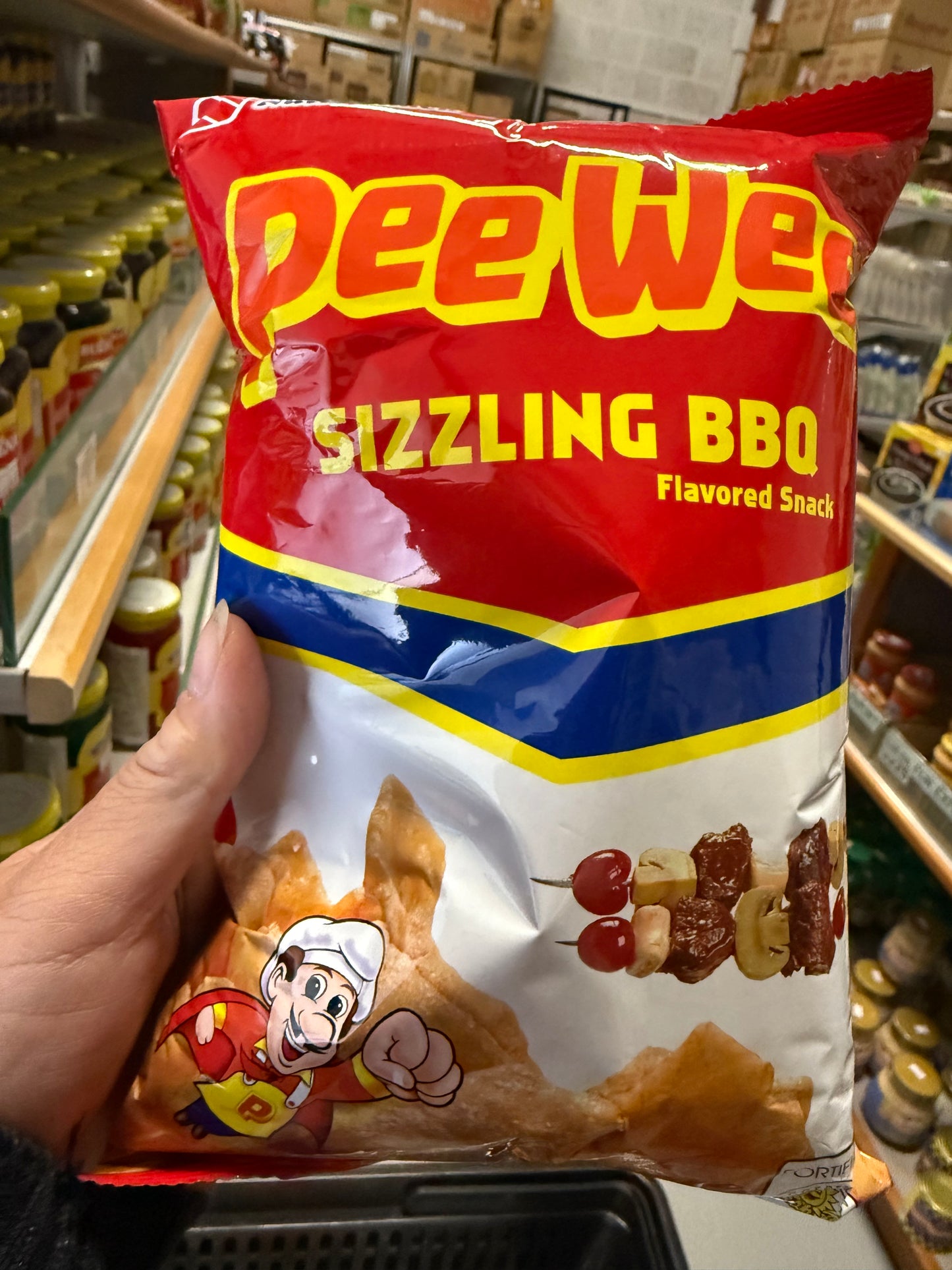 Pee wee Sizzling BBQ 60g