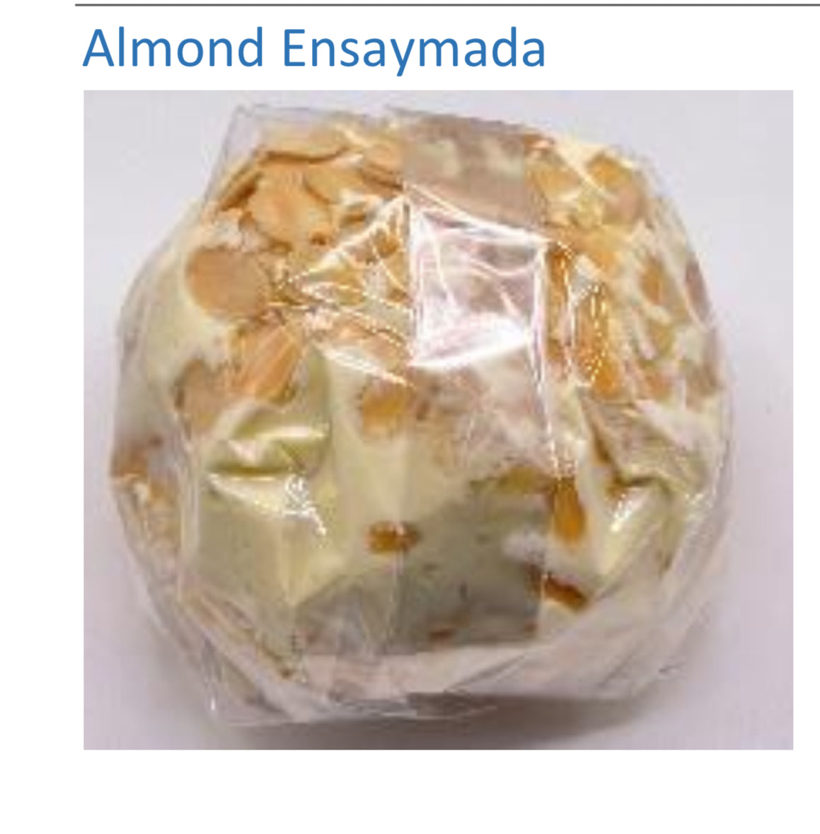 Boca Almond Ensaymada