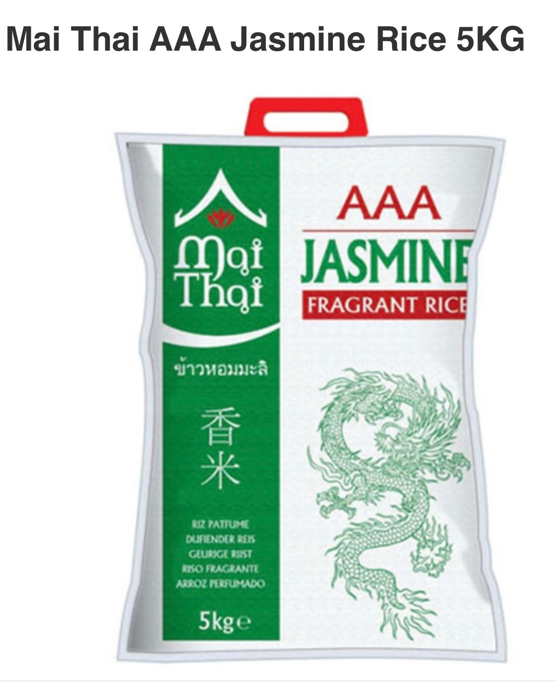 Mai Thai AAA Jasmin Rice 5kgs