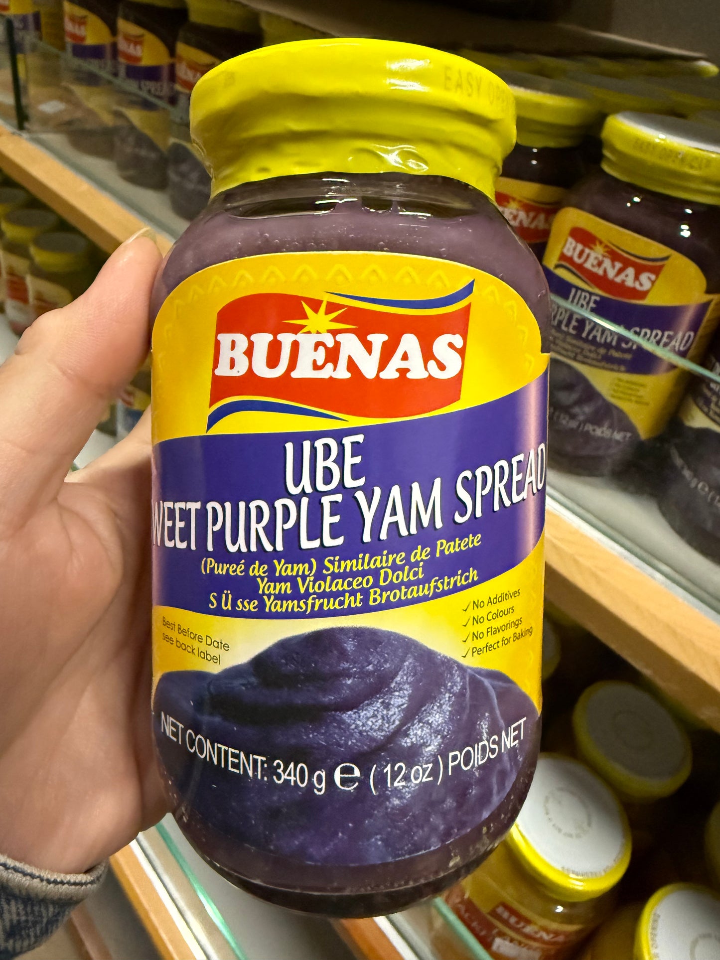 Buenas Ube Sweet Purple Yan Spread 340g