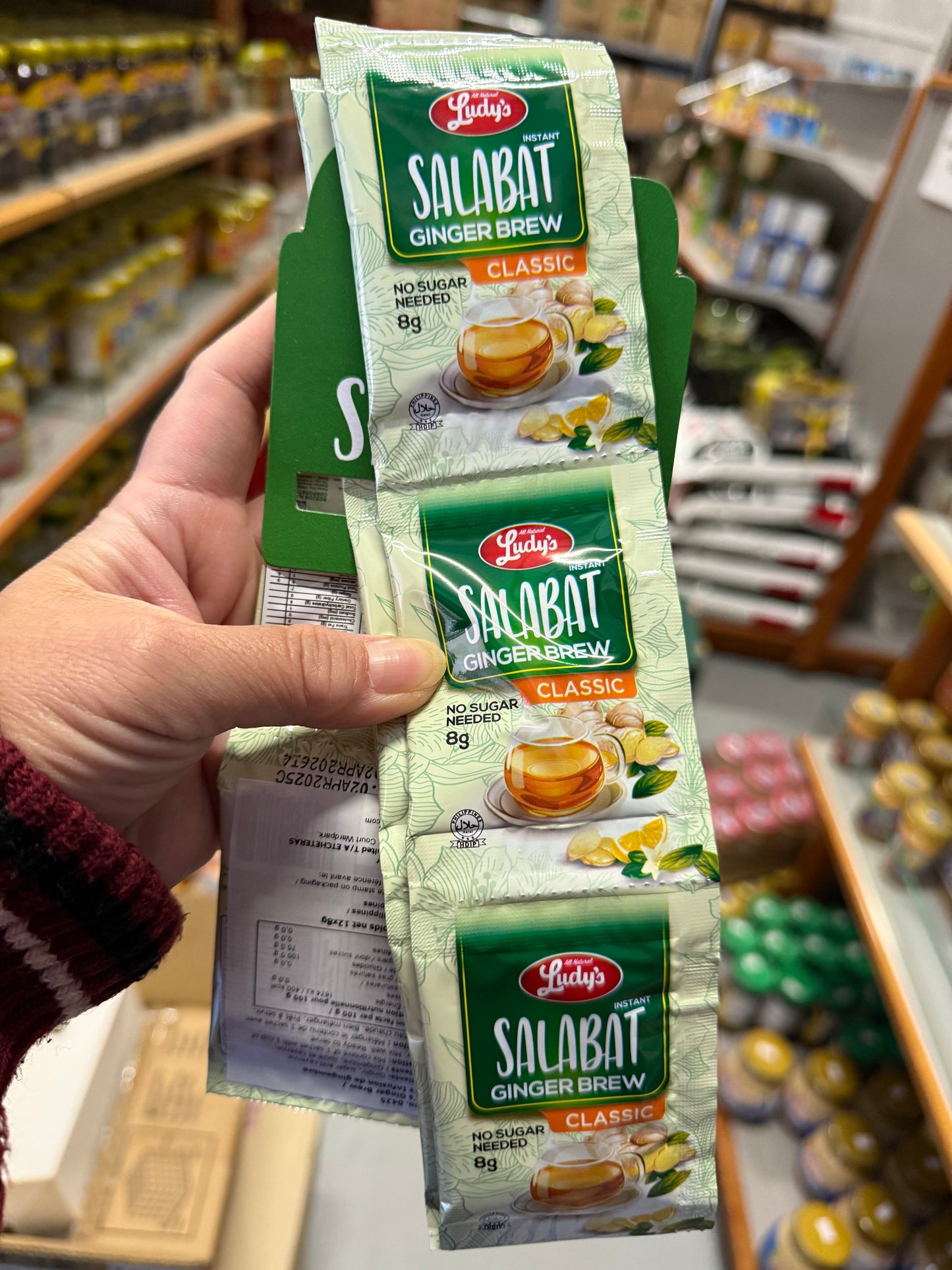 Ludy’s Salabat Ginger Brew 8gx12’s