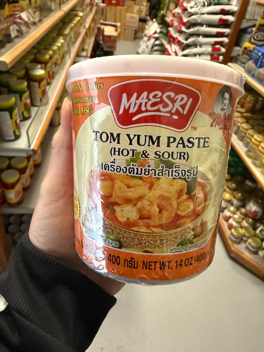 MAESRI Tom Yum Paste Hot £& Sour 400g