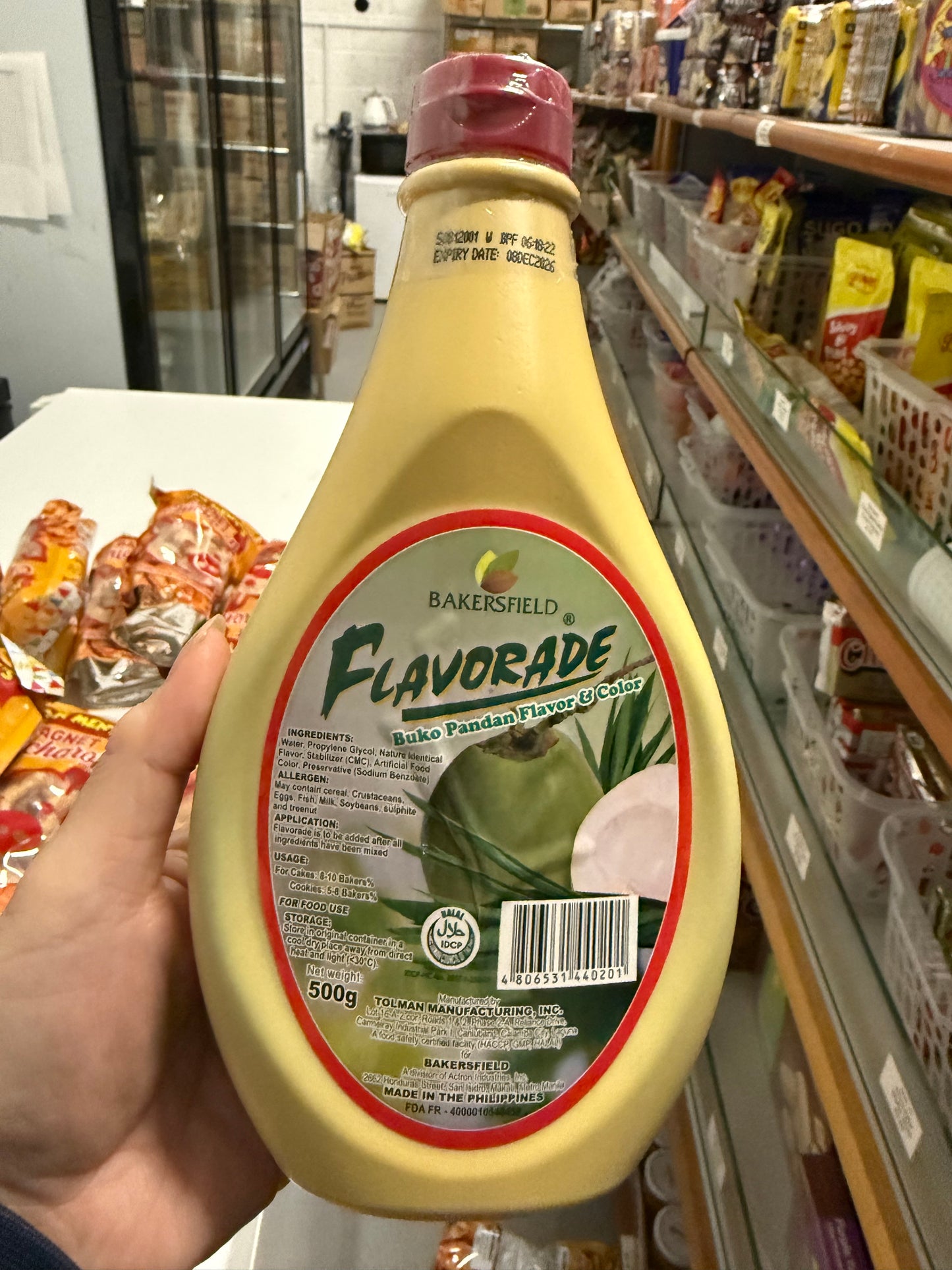 Bakersfield Flavourade Pandan 500g
