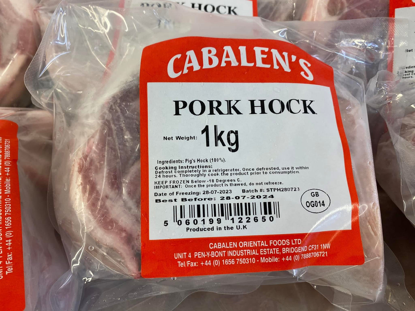 Cabalen Pork Hock 1kg