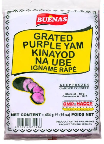 Frozen Buenas Grated Purple Yam (Ube)