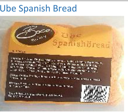 Boca Ube Spanish Bread 3pcs
