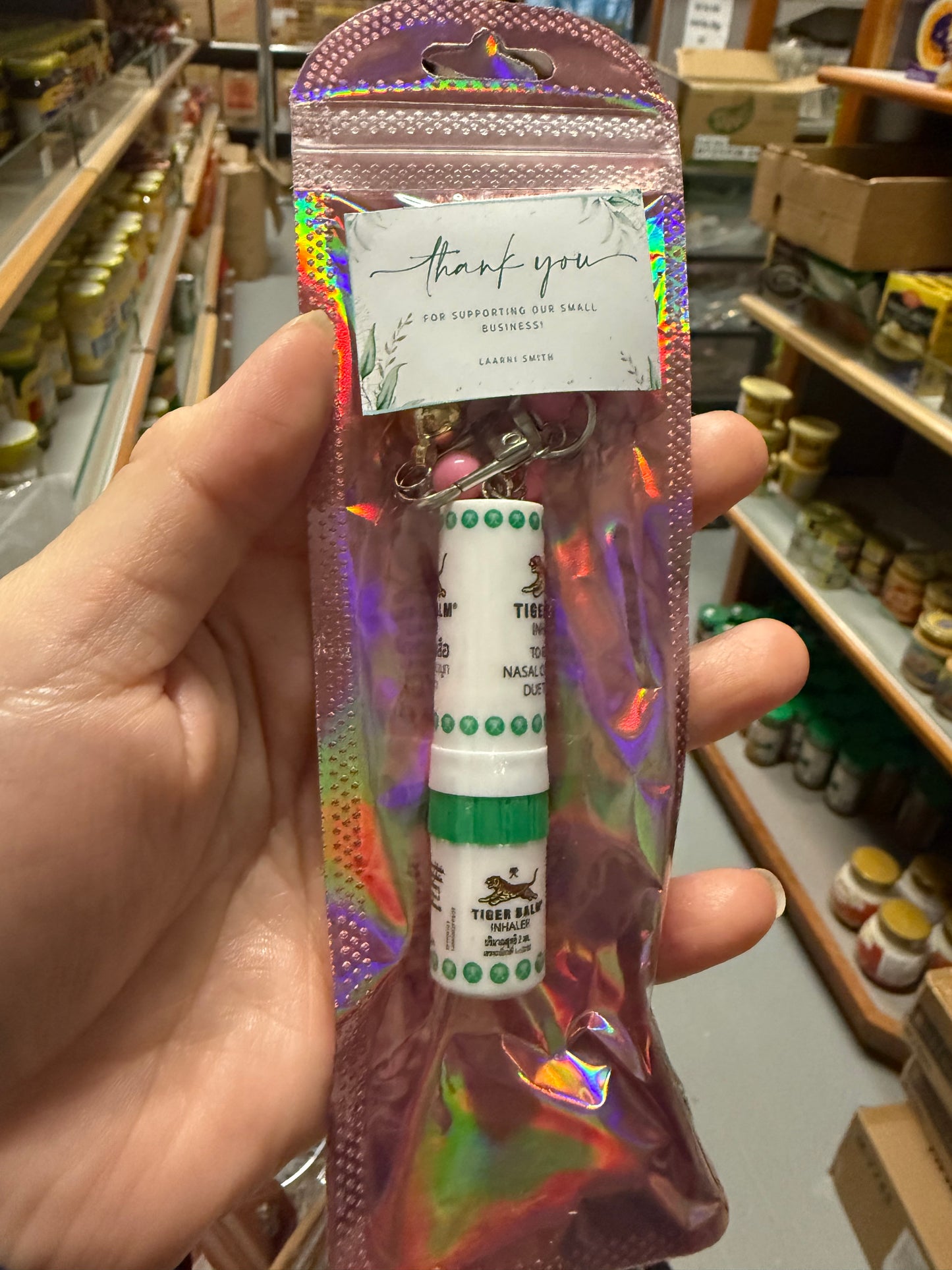 Tigerbalm Inhaler keychain