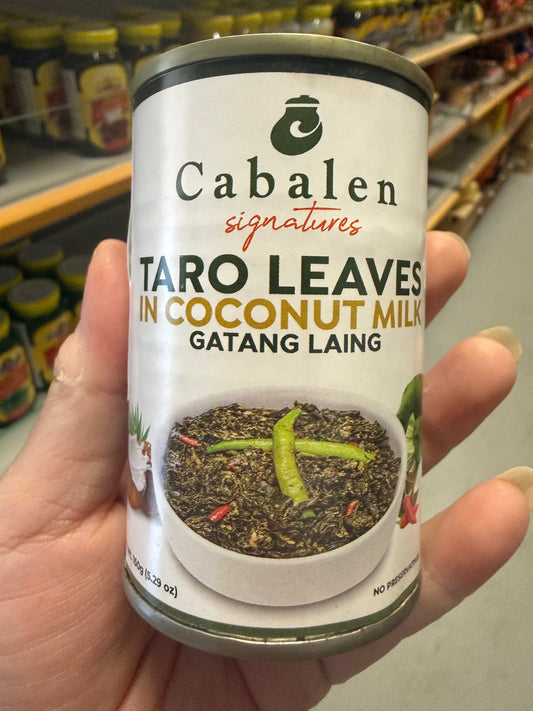 Cabalen Taro Leaves in Coconut Milk (Gatang Laing)