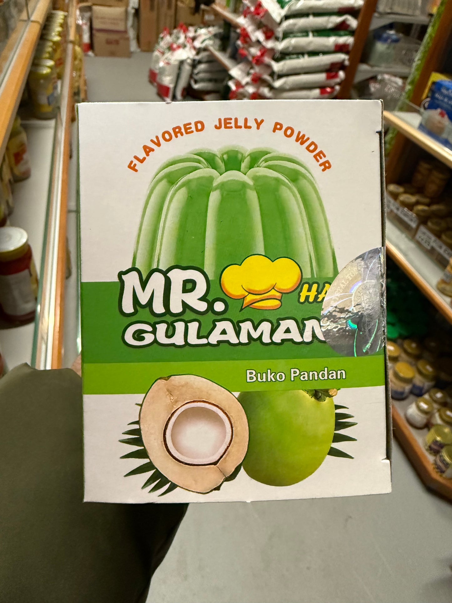 MR Gulaman Buko Pandan Flavoured Jelly (box)