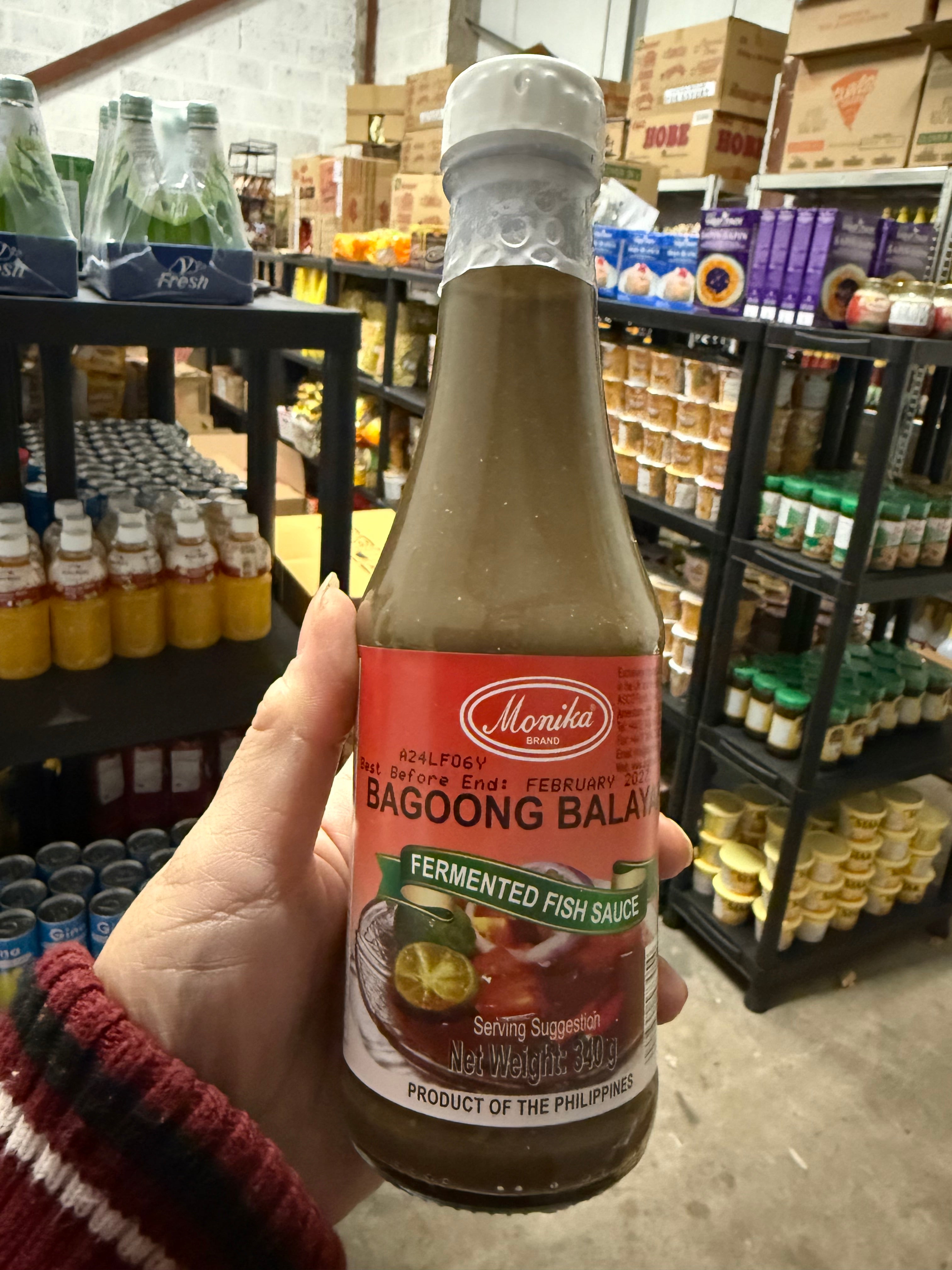 Monika Fermented Fish Sauce (Bagoong Balayan) – Gigi's Pinoy Cravings