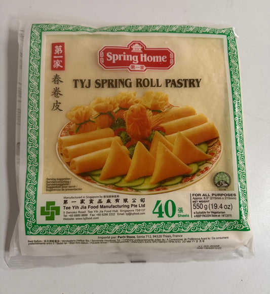 Spring Home TVJ Springrolls Pastry 8’5