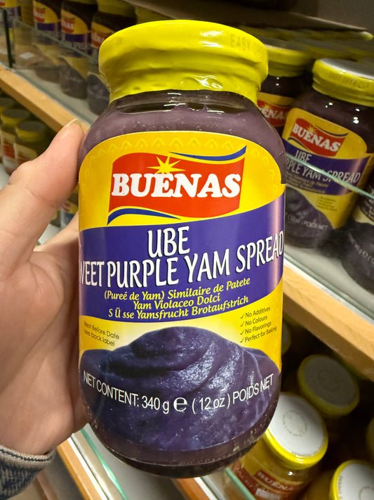 Buenas Ube Sweet Purple Yan Spread 340g