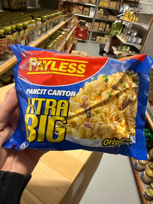 PAYLESS PANCIT CANTON EXTRA BIG ORIGINAL FLAVOUR 125g