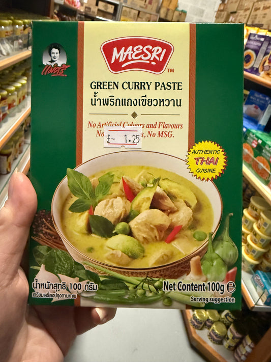 MAESRI Green Curry Paste 100g